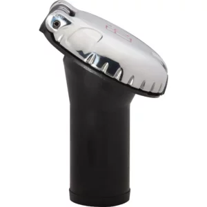 Attwood Deck Fill f-Carbon Canister System - Angled Body & Scalloped Stainless Steel Cap