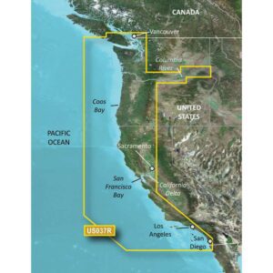 Garmin BlueChart g3 Vision HD - VUS037R - Vancouver - San Diego - microSD-SD