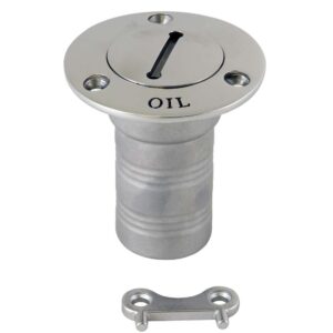 Whitecap Hose Deck Fill - 1-1-2" Hose - Oil