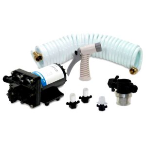 Shurflo by Pentair BLASTERII Washdown Kit - 12VDC, 3.5GPM w-25' Hose, Nozzle, Strainer & Fittings