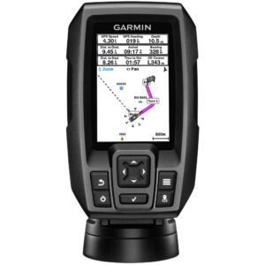 Garmin STRIKER 4 Fishfinder Worldwide Version w-77-200kHz - 4-Pin Transducer w-Transom & Trolling Motor Mounts