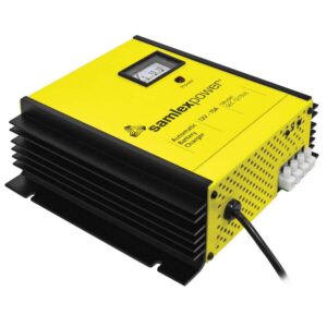 Samlex 15A Battery Charger - 12V - 3-Bank - 3-Stage w-Dip Switch & Lugs