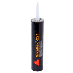 Sika Sikaflex 221 Multi-Purpose Polyurethane Sealant-Adhesive - 10.3oz (300ml) Cartridge - White