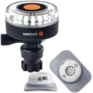 Navisafe Navilight 360 2NM White w-Navimount Base & RIB Mount - White