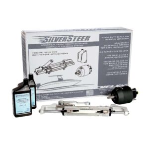 Uflex SilverSteer Universal Front Mount Outboard Hydraulic Steering System w- UC128-SVS-1 Cylinder