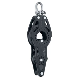 Harken 57mm Carbo Air Fiddle Block w-Swivel & Becket