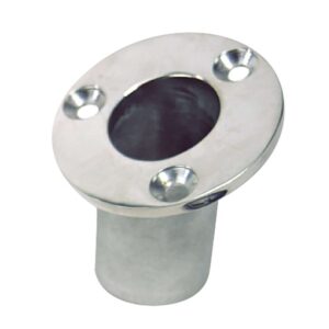 Sea-Dog Flush Mount Flagpole Socket - 25 - 1-1-4" ID - 316 Stainless Steel