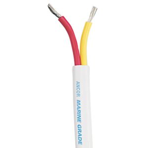 Ancor Safety Duplex Cable - 16-2 AWG - Red-Yellow - Flat - 25'