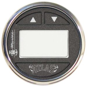 T-H Marine ATLAS Hydraulic Gauge Kit f-6", 10", 12"  Jack Plates - Stainless Steel Bezel