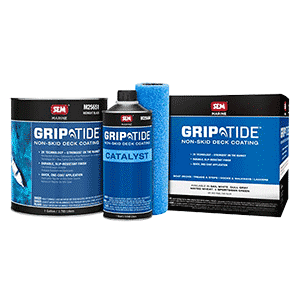 SEM GripTide Non-Skid Deck Coating Kit - Midnight Black
