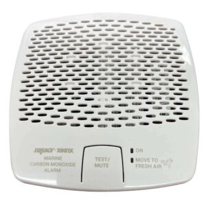 Fireboy-Xintex CO Alarm 12-24V DC w-Interconnect - White