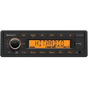 Continental Stereo w-AM-FM-BT-USB - Harness Included - 12V