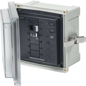 Blue Sea 3121 - SMS Panel Enclosure w-ELCI (16A) & 3 Blanks - 230V AC