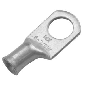 Pacer Tinned Lug 6 AWG - 3-8" Stud Size - 2 Pack