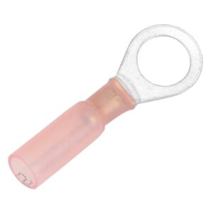 Pacer 22-18 AWG Heat Shrink Ring Terminal - 5-16" Stud Size - 100 Pack