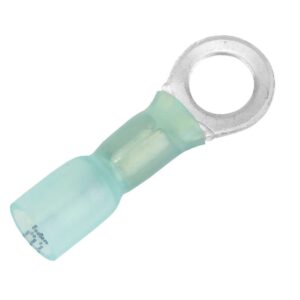 Pacer 16-14 AWG Heat Shrink Ring Terminal - 1-4" Stud Size - 25 Pack