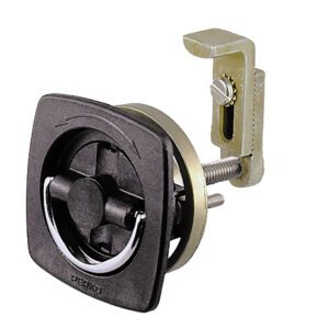 Perko Flush Latch - Non-Locking - 2.5" x 2.5" w-Offset Adjustable Cam Bar