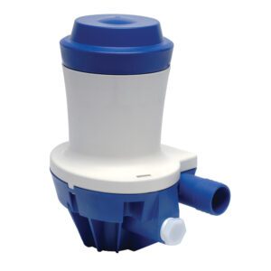 Shurflo by Pentair High Flow 1500 GPH Livewell Pump 12VDC, 4A, 1-1-8", Dual Port, Submersible