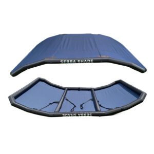 Sebba Shade 8 x 12 ft. Blue Sun Shade f-Boats 26'+