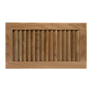 Whitecap Teak Louvered Insert - 16" x 9-1-8" x 3-4"