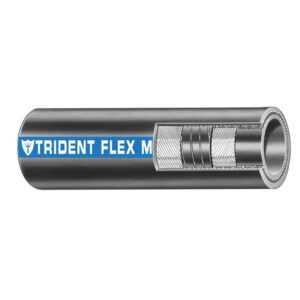 Trident Marine 1-1-4" x 50' Coil Flex Marine Wet Exhaust & Water Hose - Black