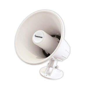 Shakespeare 15W 4-Ohm 5" Loud Hailer Speaker w-Bracket & Talkback - White