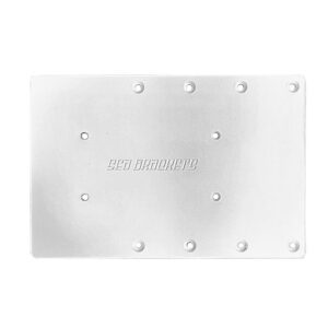 Sea Brackets 12" Straight Trolling Motor Plate f-Garmin Force Kraken