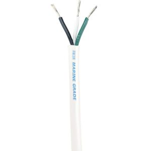 Ancor White Triplex Cable - 14-3 - Sold by the Foot