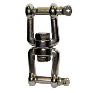 Quick SW8 Anchor Swivel - 8mm Stainless Steel Jaw Jaw Swivel - f-11-16lb. Anchors