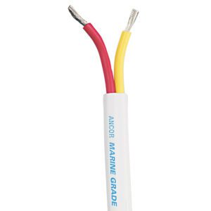 Ancor Safety Duplex Cable - 10-2 AWG - Red-Yellow - Flat - 400'
