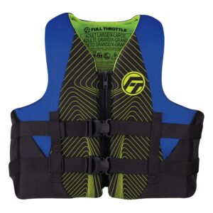 Full Throttle Adult Rapid-Dry Life Jacket - L-XL - Blue-Black