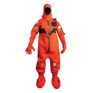 Mustang Neoprene Cold Water Immersion Suit w-Harness - Red - Child