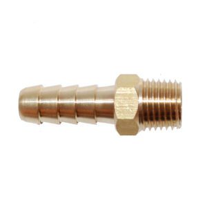 Attwood Universal Brass Fuel Hose Fitting - 1-4" NPT x 5-16" Barb