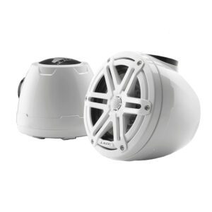 JL Audio M3 VeX Series 6.5" Enclosed Coaxial Speakers w-White Sports Grilles - M3-650VEX-Gw-S-Gw