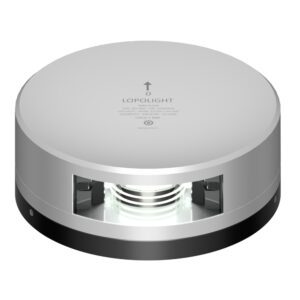 Lopolight Stern Light - 2NM - Silver Housing w-FB Base