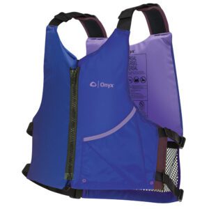 Onyx Universal Paddle PFD Life Jacket - Adult - Blue-Purple