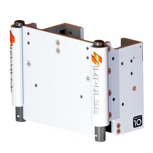 IMPULSE 10" Set Back Electric Jack Plate w-Standard Control - White Cerakote