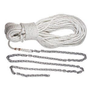 Lewmar Premium Anchor Rode 215'-15' of 1-4" Chain & 200' of 1-2" Rope w-Shackle