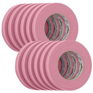 FrogTape CP 325 Medium-High Adhesion Masking Tape - 18MM x 55M x 12-Pack - Pink - Rated f-325F