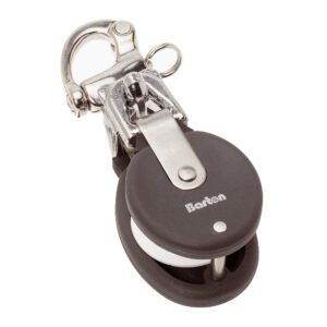 Barton Large Snatch Block f-Yachts Up to 40' (12.2M) - Stainless Steel Snap