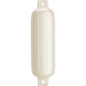 Polyform G-4 Twin Eye Fender 6.5" x 22" - Metallic White