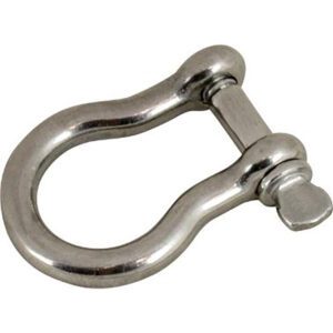 Sea-Dog Bow Shackle - 7-8" Diameter, 1" Opening, 316 Cast Stainless Steel