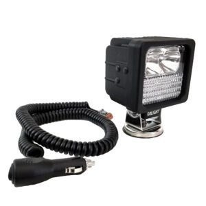 Golight GXL LED Hybrid Portable Work Light Series Magnetic Mount w-No Remote - 12V - Black
