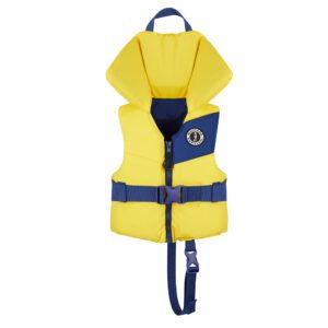 Mustang Lil' Legends Child Foam Vest - Yellow-Navy