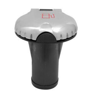 Attwood Deck Fill f-Carbon Canister System - Straight Body & Scalloped Stainless Steel Cap